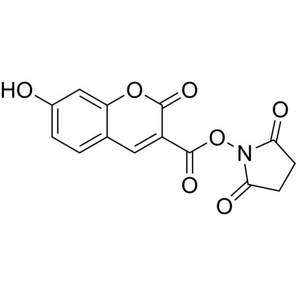 7-Hydroxycoumarin-3-carboxylic acid N-succinimidyl ester 134471-24-2